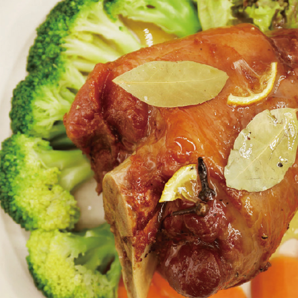 康福貢膳 - 黃芥末醬蜜糖烤鹹豬手